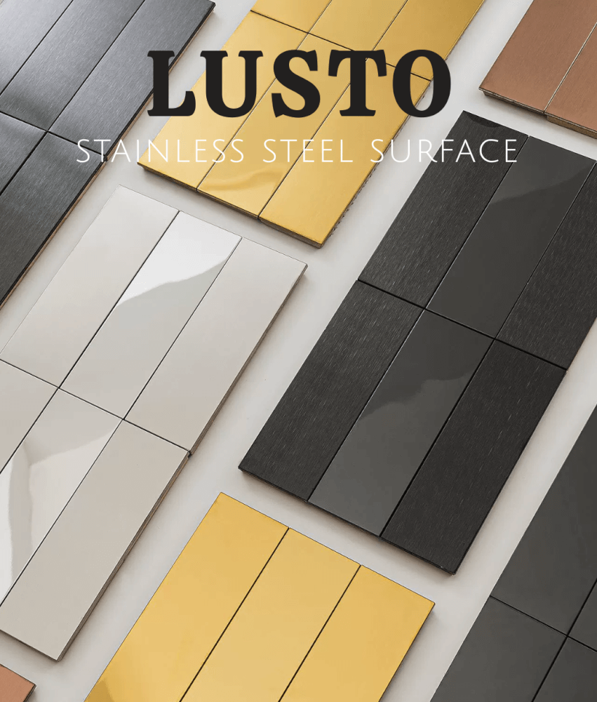 โมเสค TIMELESS TILES รุ่น LUSTO 39.6X14.5 ซม. สี SILVER ผิวเงามิลเลอร์